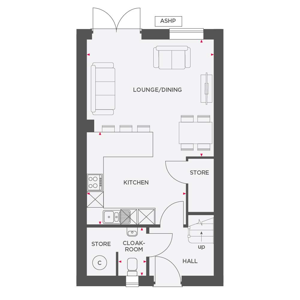 20, Brook Close, Lyneham, Chippenham floorplan