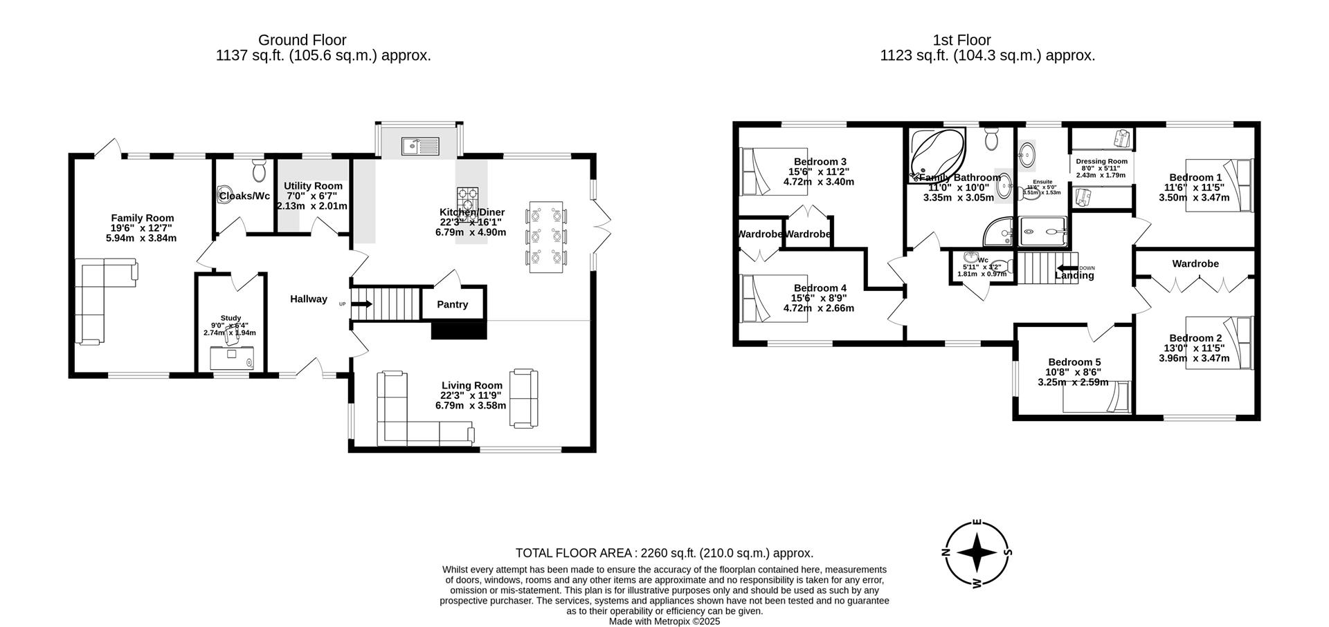 4, Valley View, Wheldrake floorplan