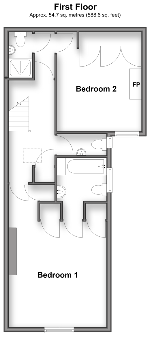 Woodcote Mews, Wallington floorplan