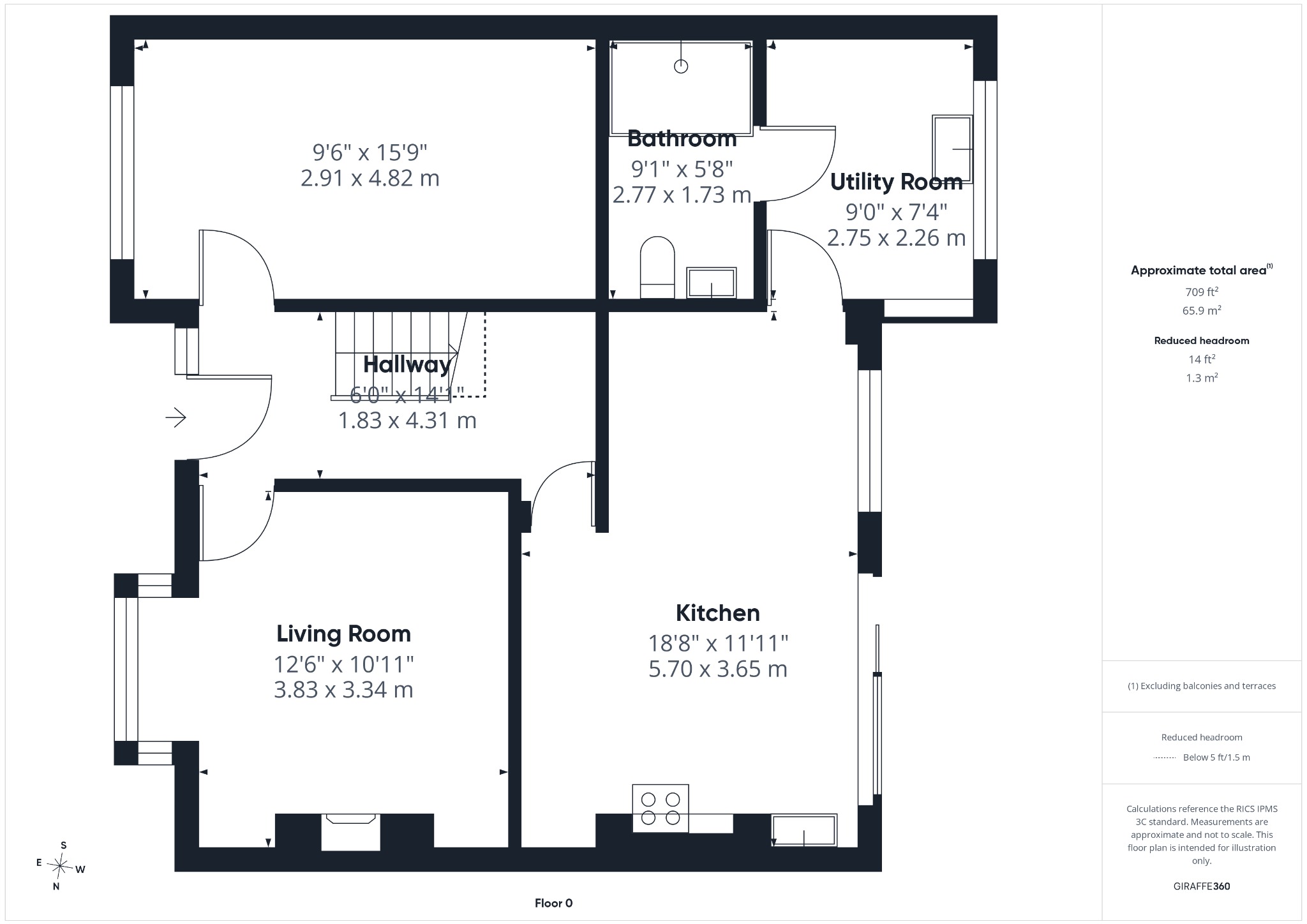 12 Queenswood Road, Sidcup, Kent floorplan
