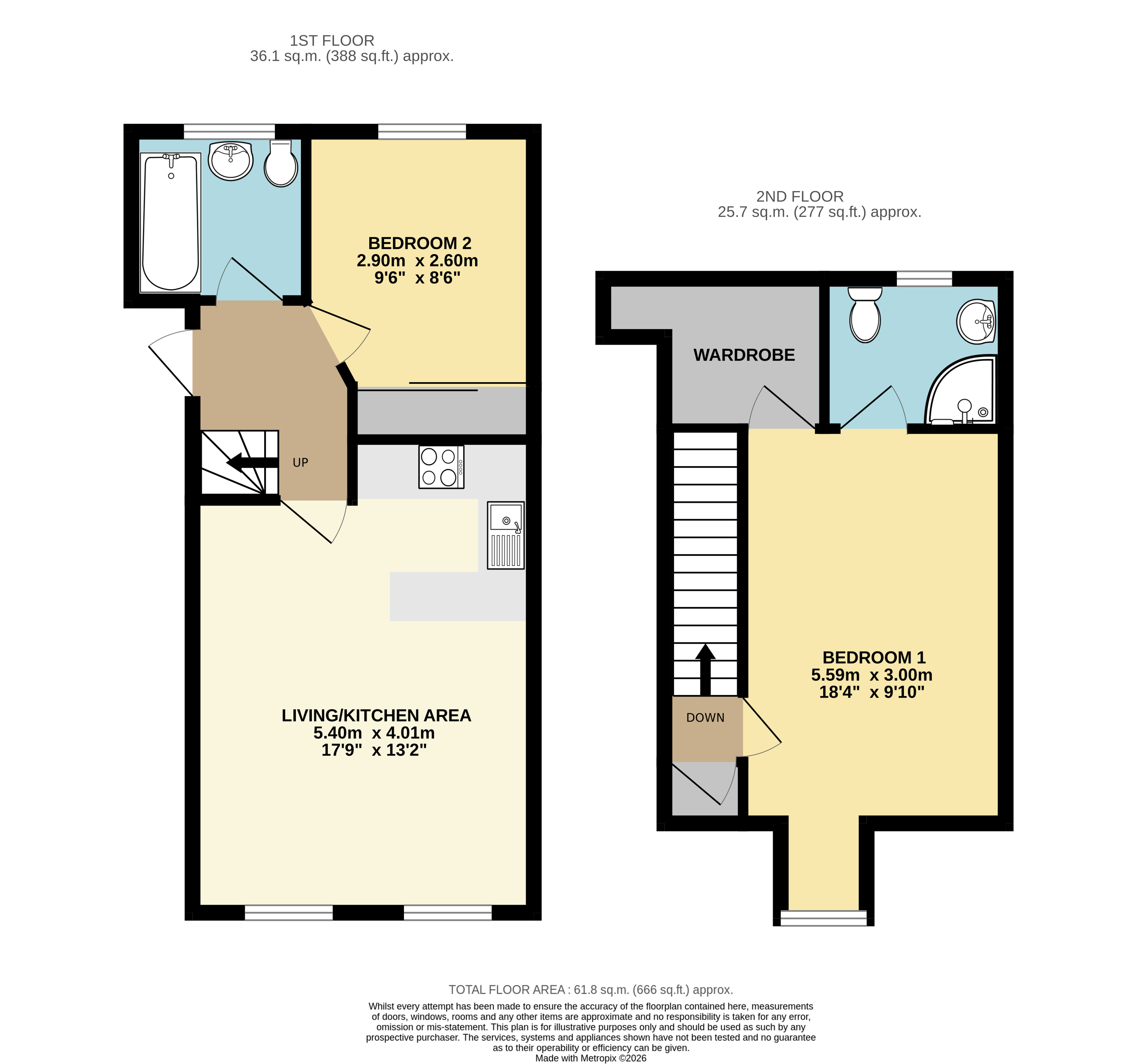 Winfield Street, Bedfordshire floorplan