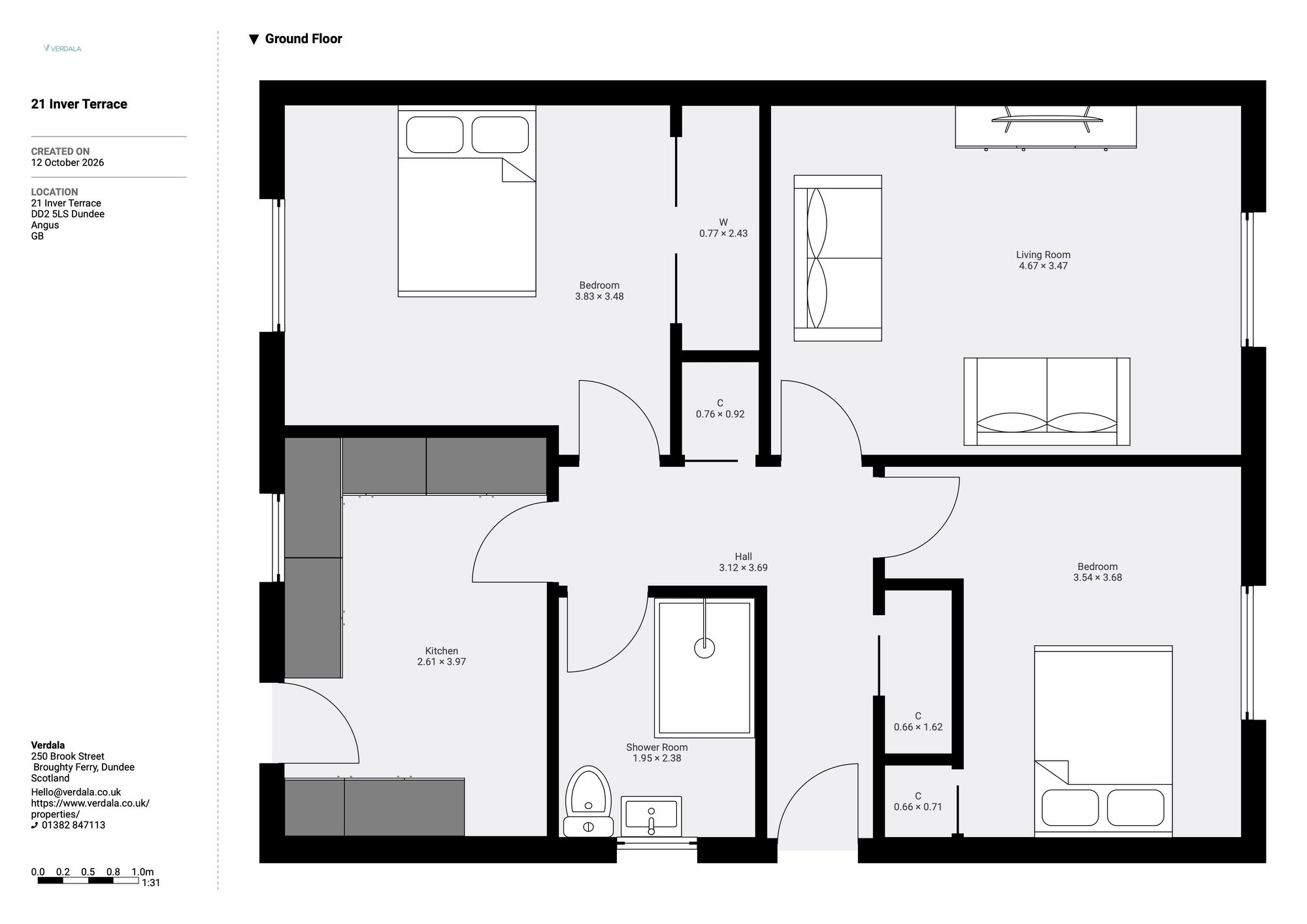 21 Inver Terrace, Dundee floorplan
