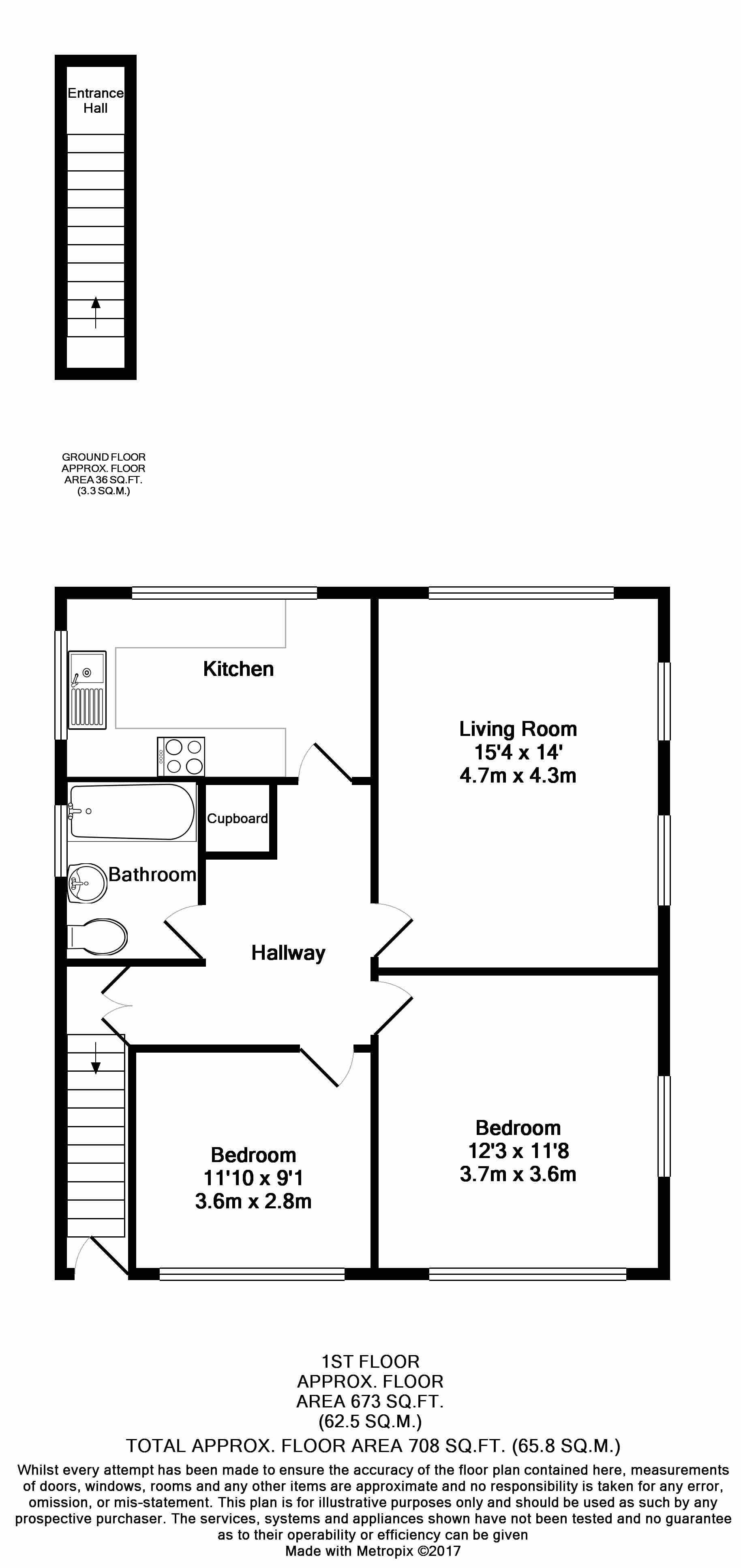2 Bedrooms Maisonette to rent in Priors Gardens, Ruislip HA4