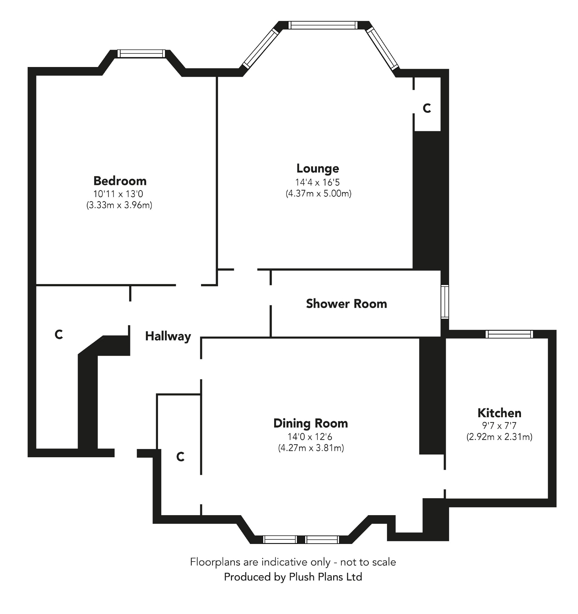 1 Bedrooms Flat for sale in Victoria Road, Gourock PA19