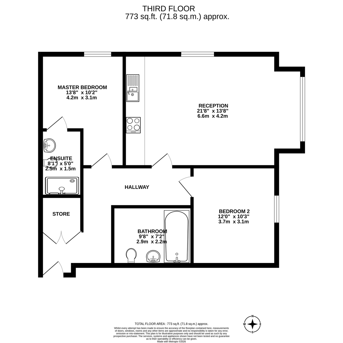53, Churchill Avenue, Essex floorplan