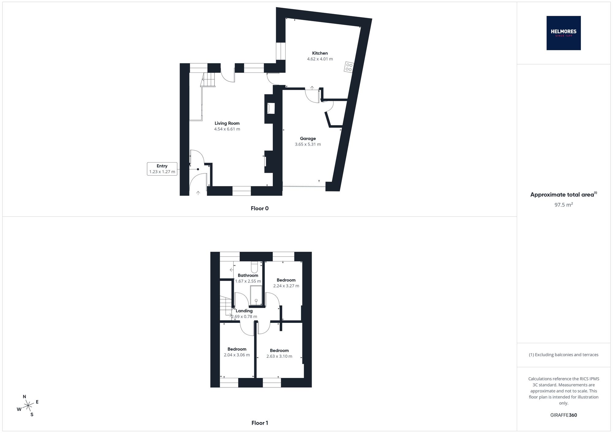 69 East Street, Crediton floorplan