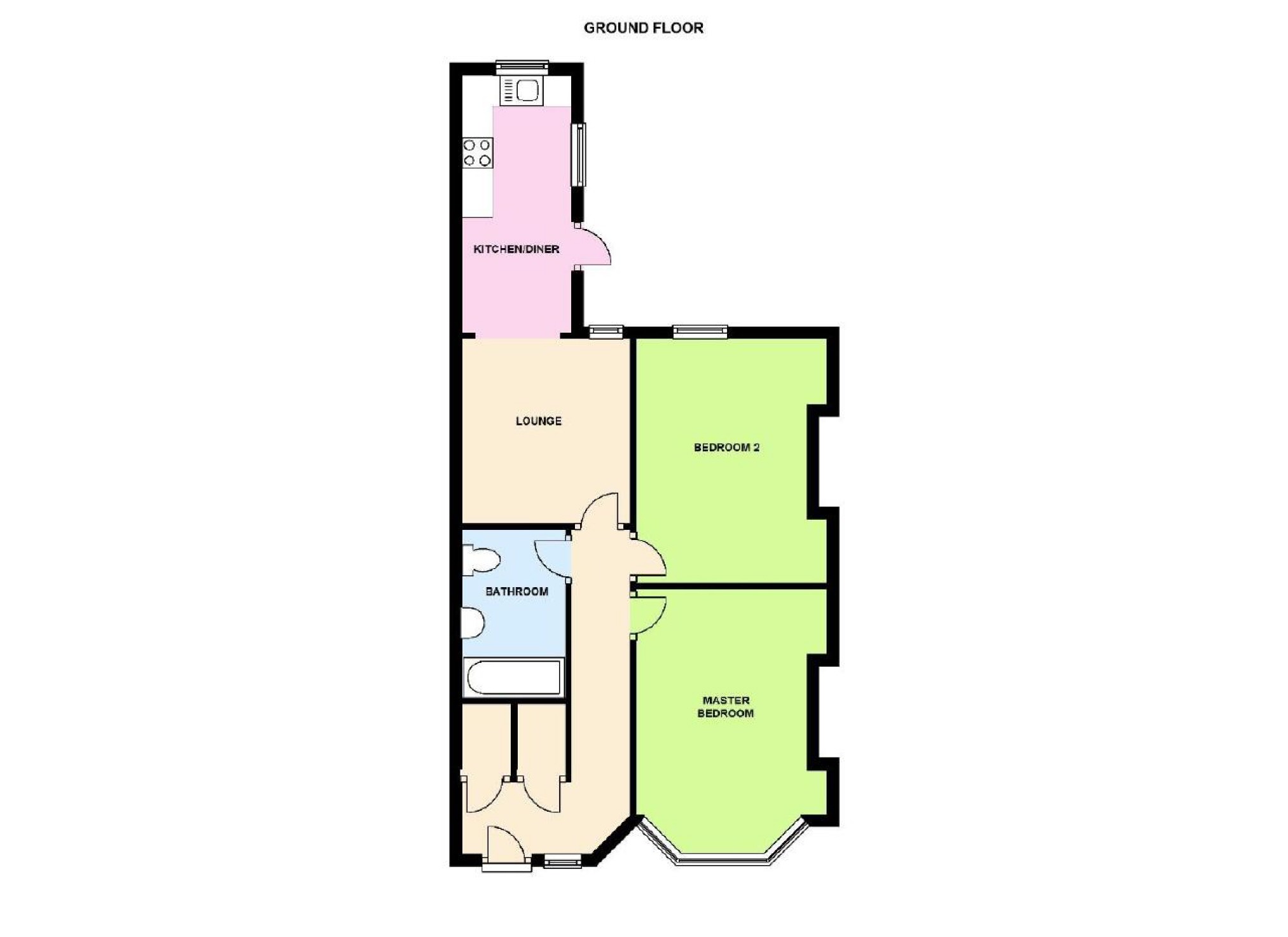 2 Bedrooms Flat to rent in Brighton Road, Weston-Super-Mare BS23