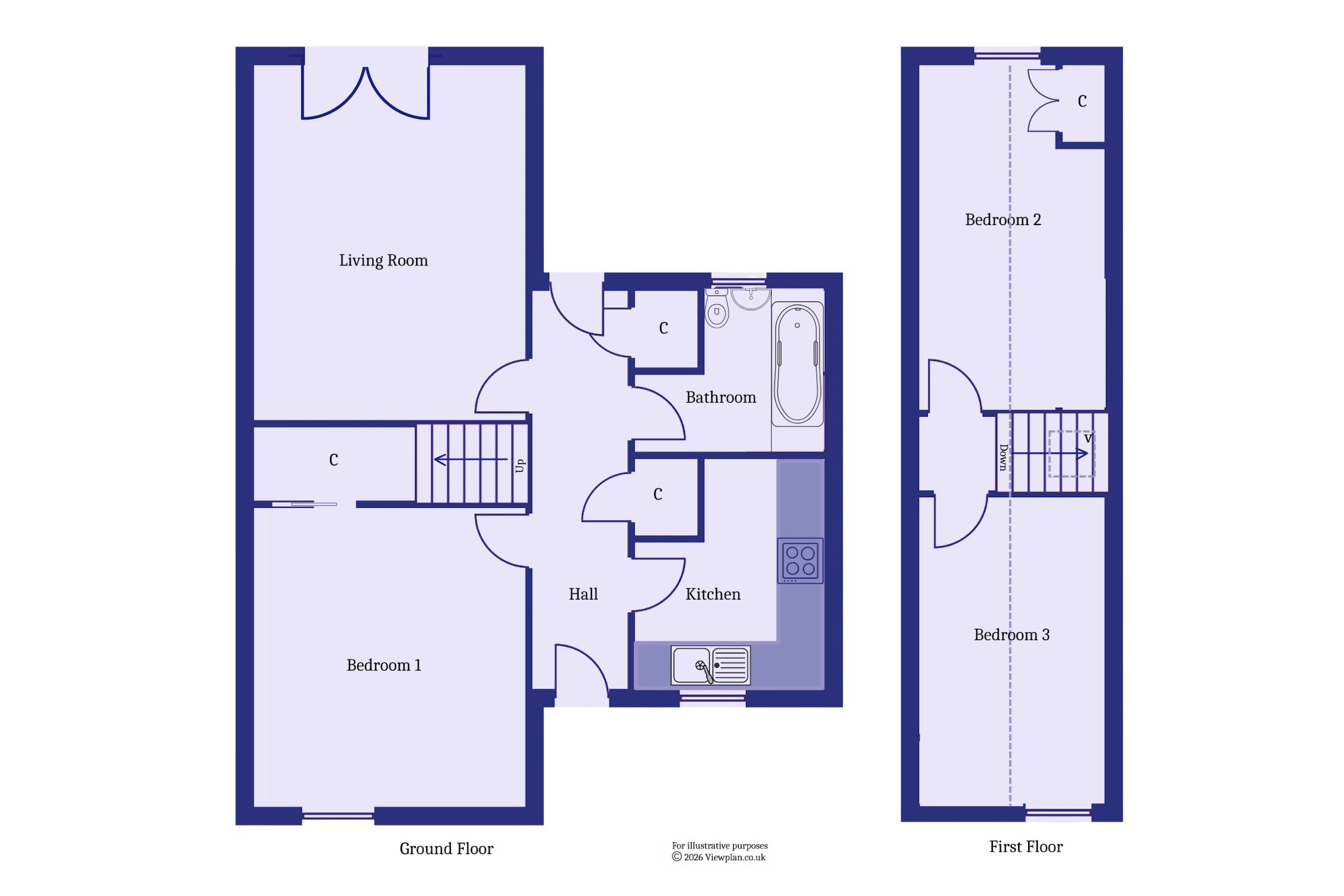 4, Beaumont Court, Penarth floorplan