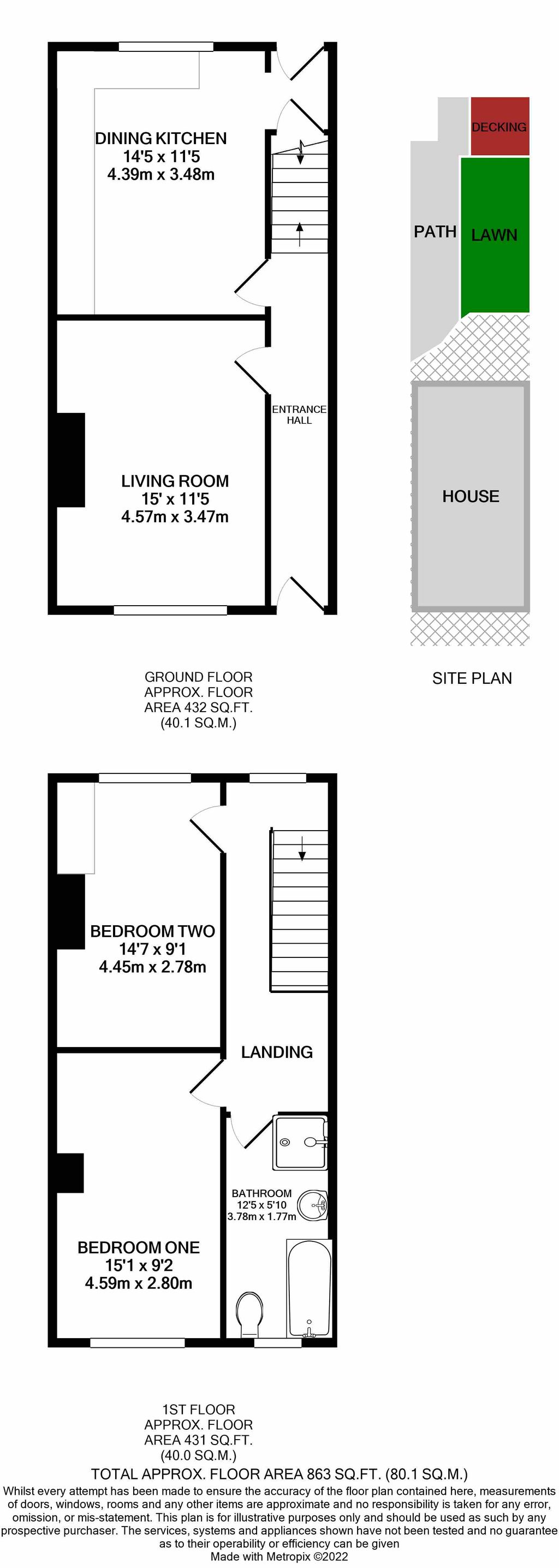 Thornhill Street, Calverley, Pudsey LS28, 2 bedroom terraced house for