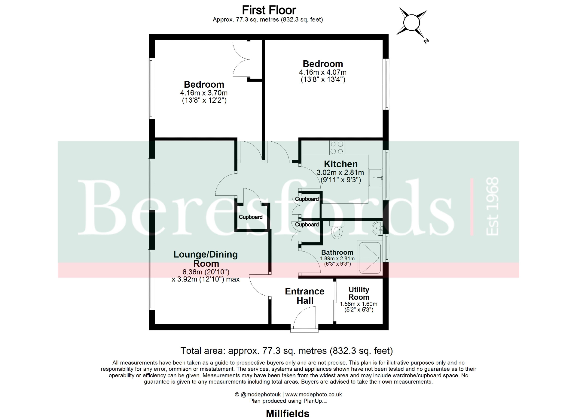 76, Millfields, Chelmsford floorplan