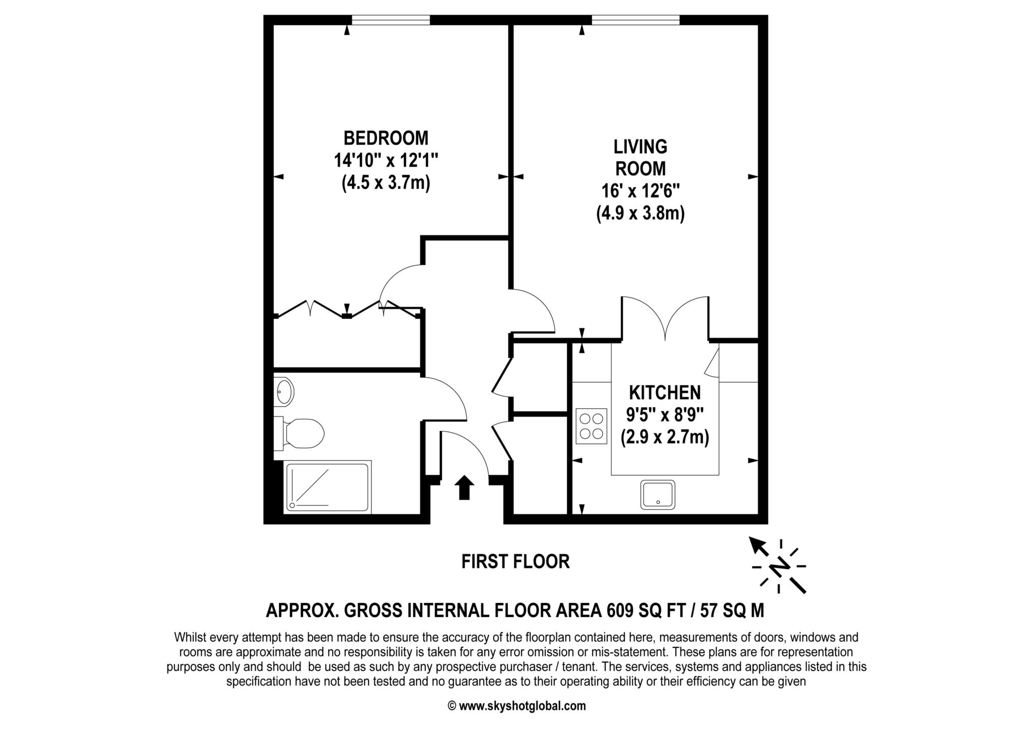 22 The Ambassador, London Road, Ascot floorplan