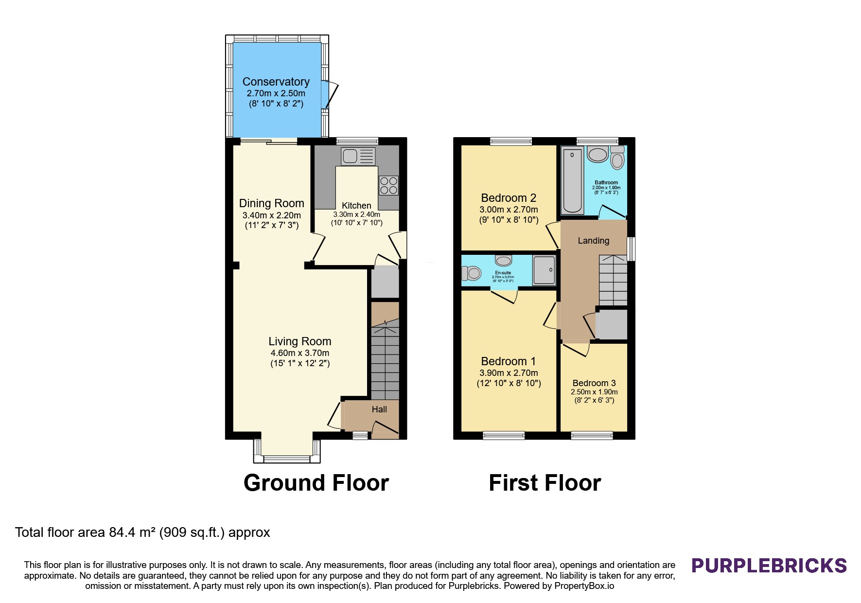 9, Shelldrake Drive, Leeds floorplan