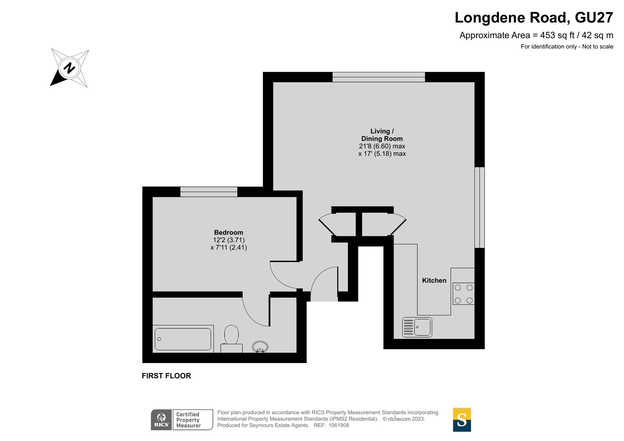Flat 3, 4 Longdene Road, Haslemere floorplan