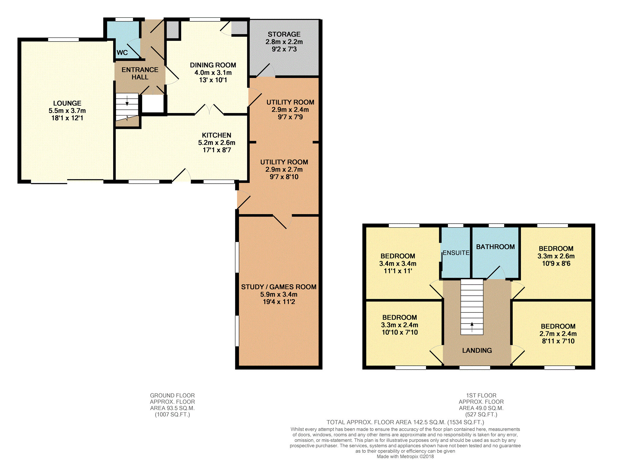 4 Bedrooms Detached house for sale in Linford Drive, Basildon SS14