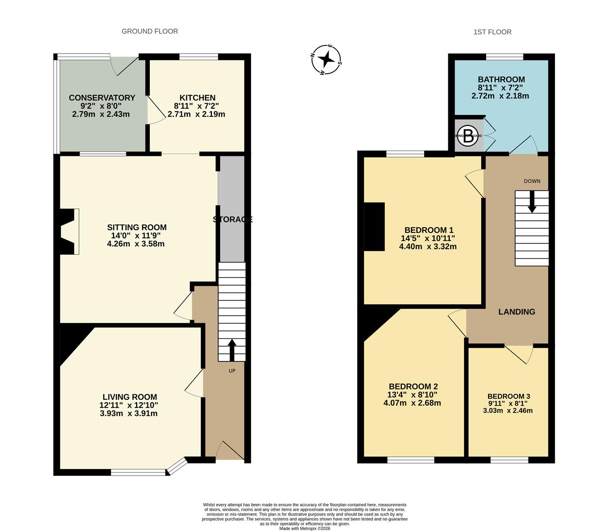 5, John Street, Llanrwst floorplan