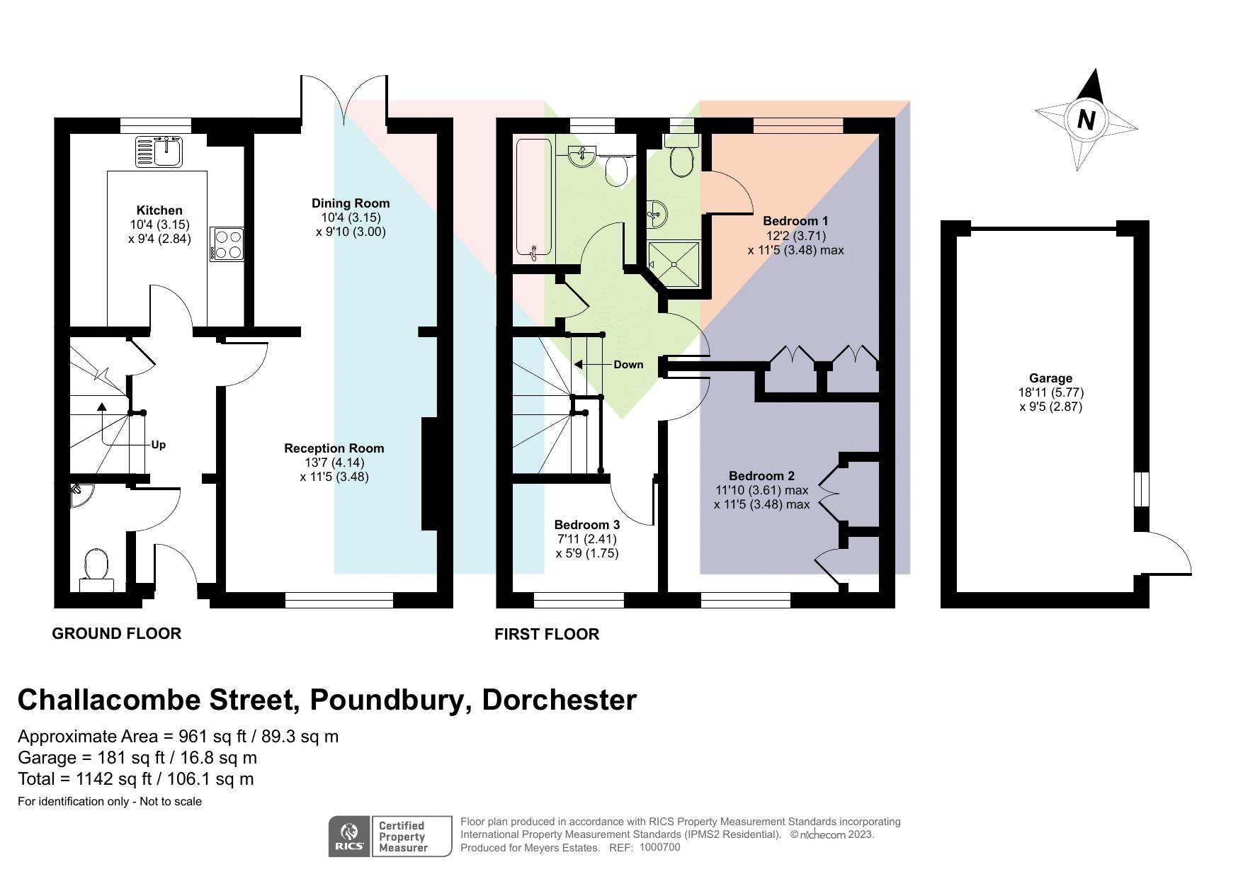 Street, Poundbury DT1, 3 bedroom terraced house for sale