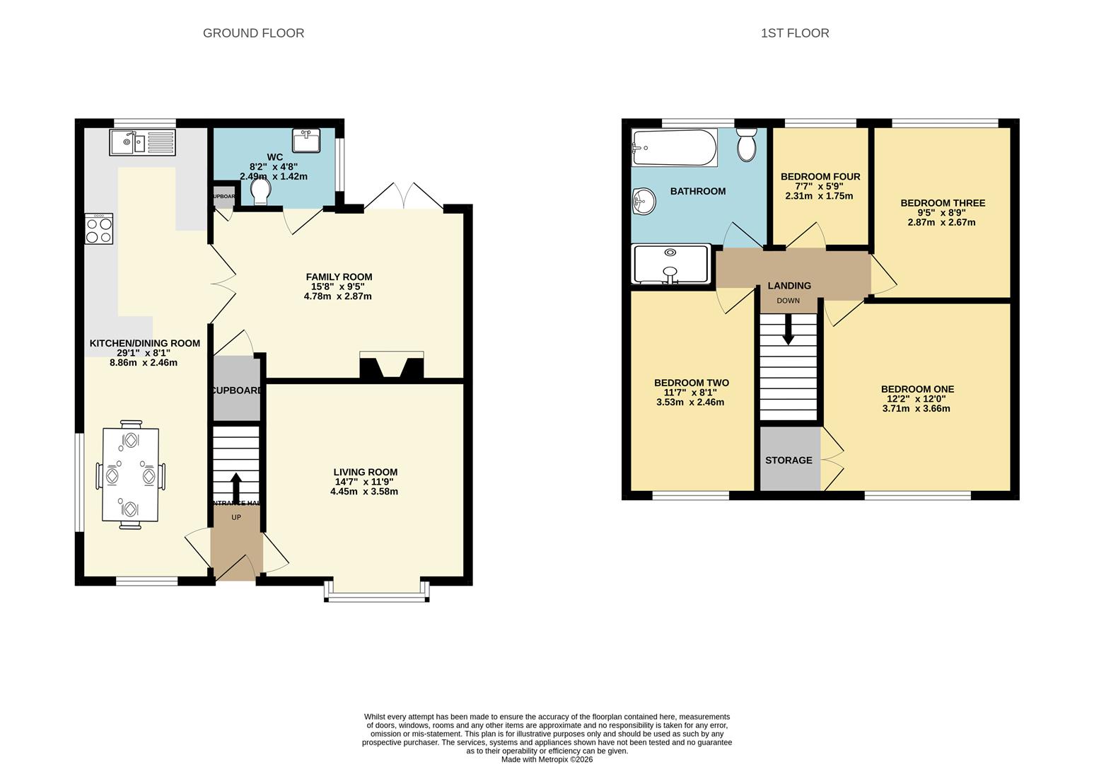 128, High Hill Road, High Peak floorplan