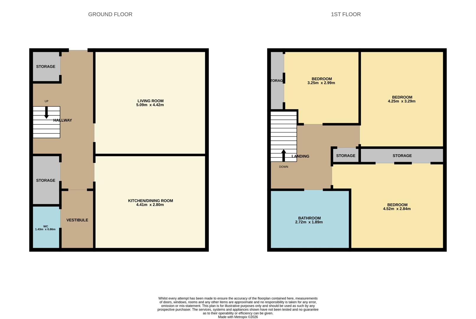 5, Baird Way, Montrose floorplan