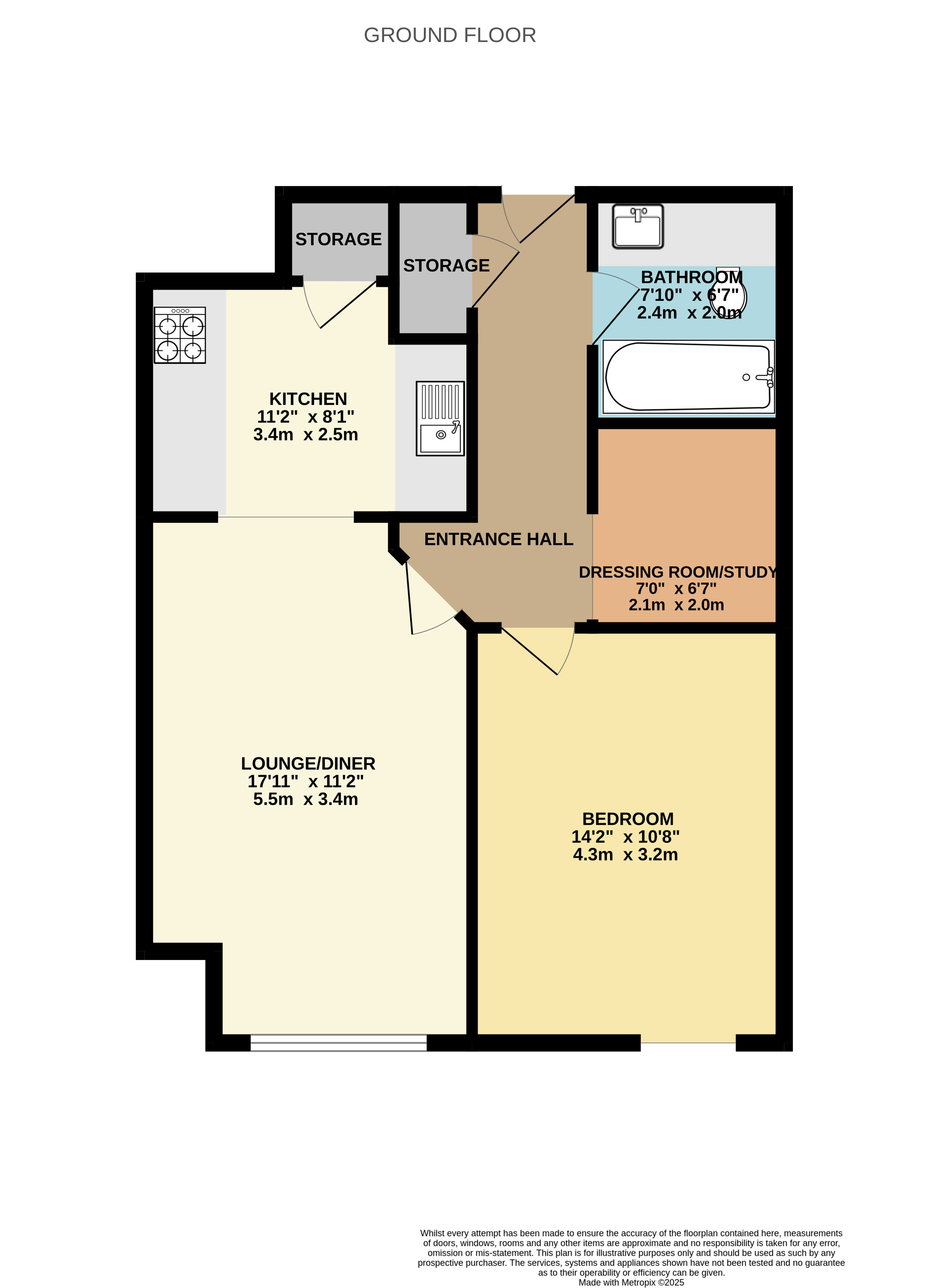 243 The Orion, 90, Navigation Street, Birmingham floorplan