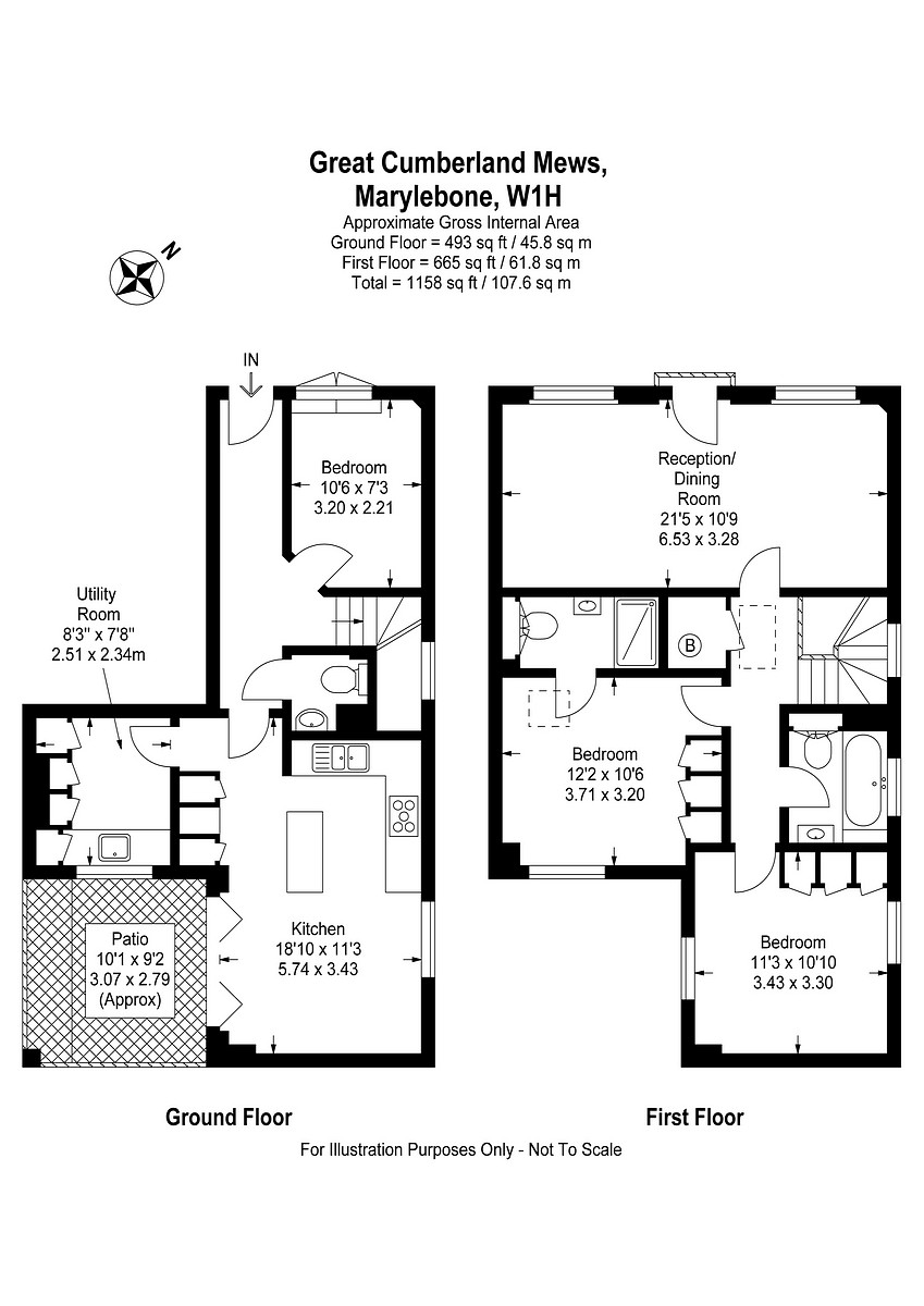 House, 4, Great Cumberland Mews, London floorplan