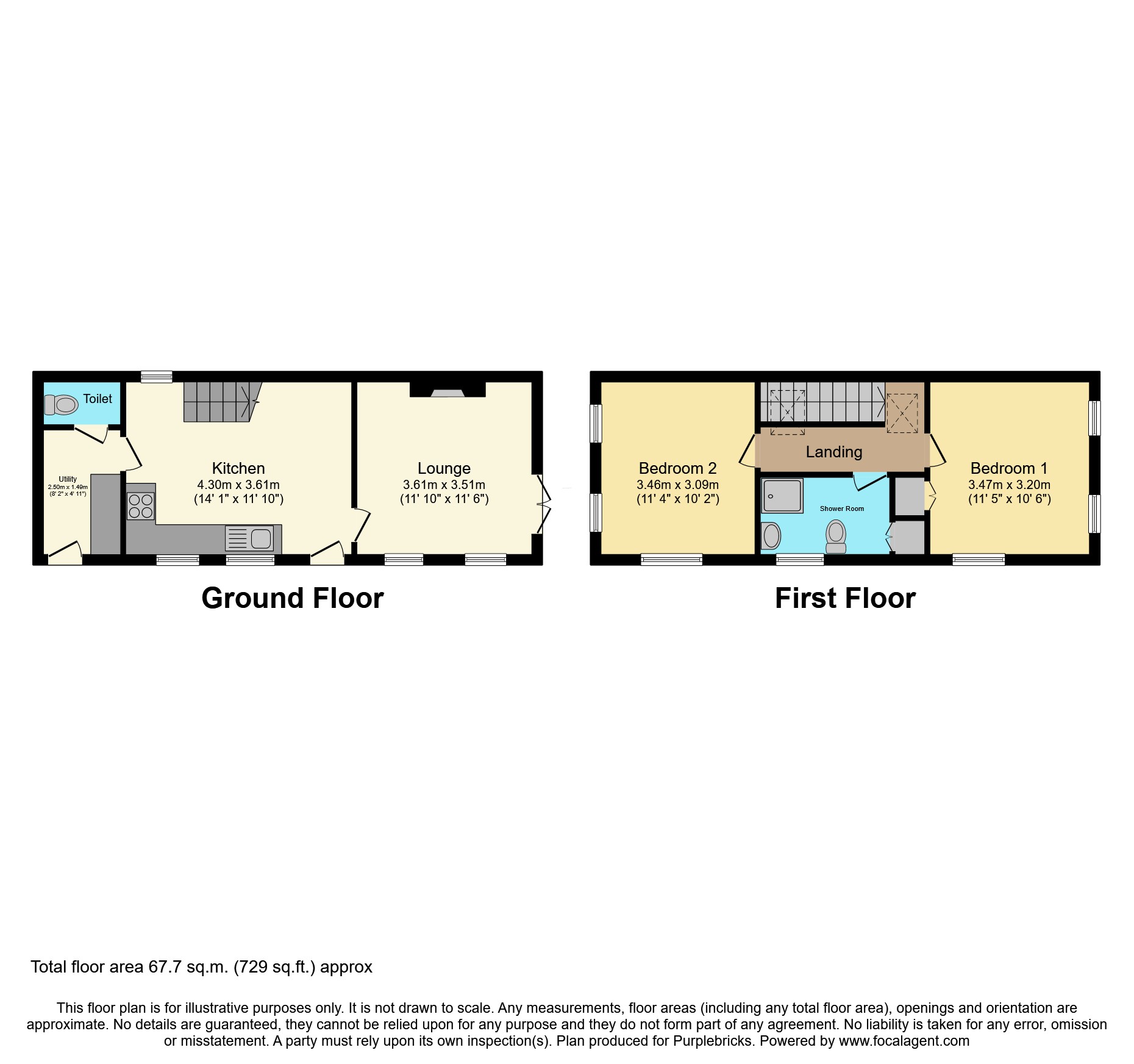 Fflur Cottage, Dolwen Road, Colwyn Bay floorplan