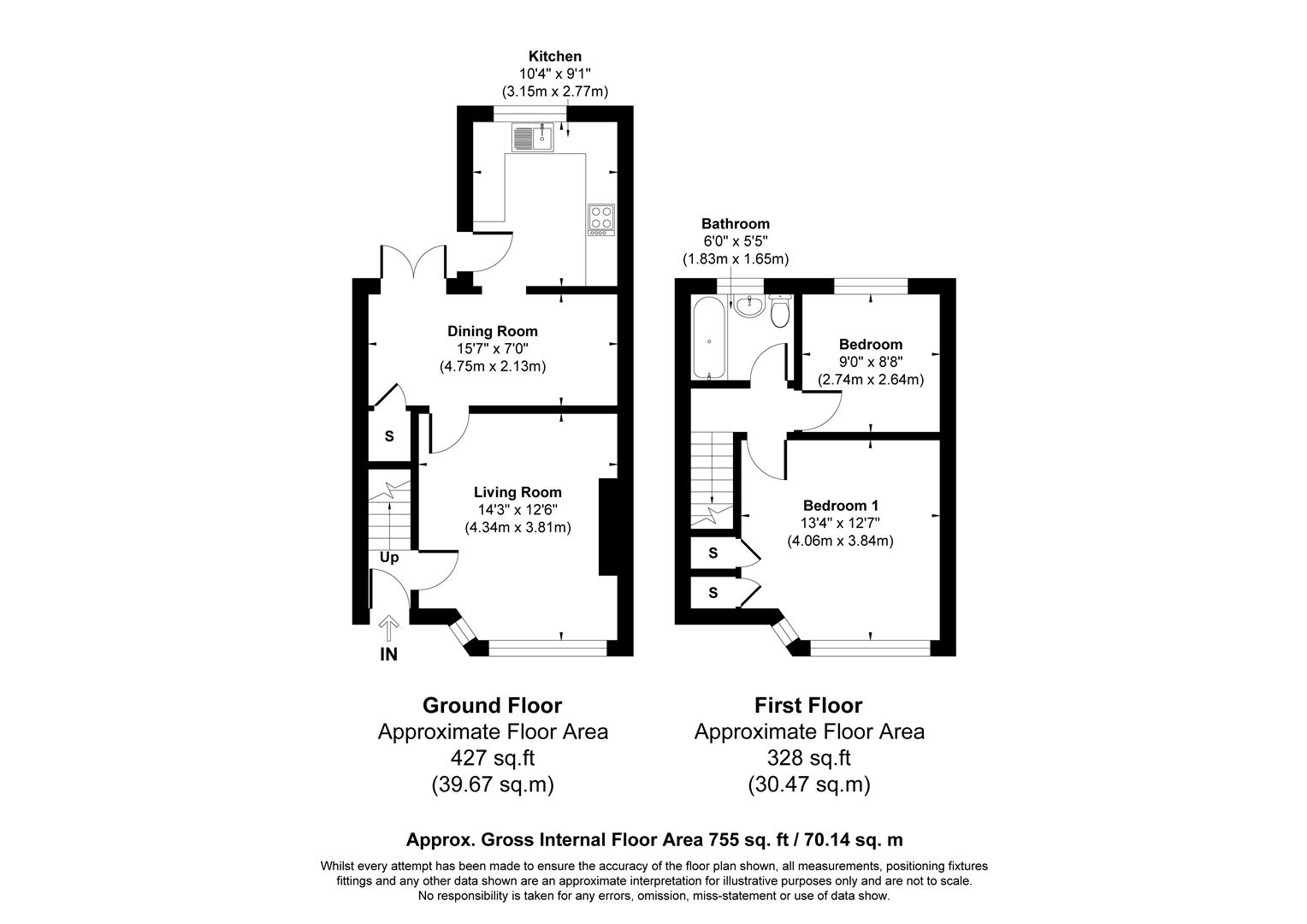 58, Dragon Lane, Prescot floorplan
