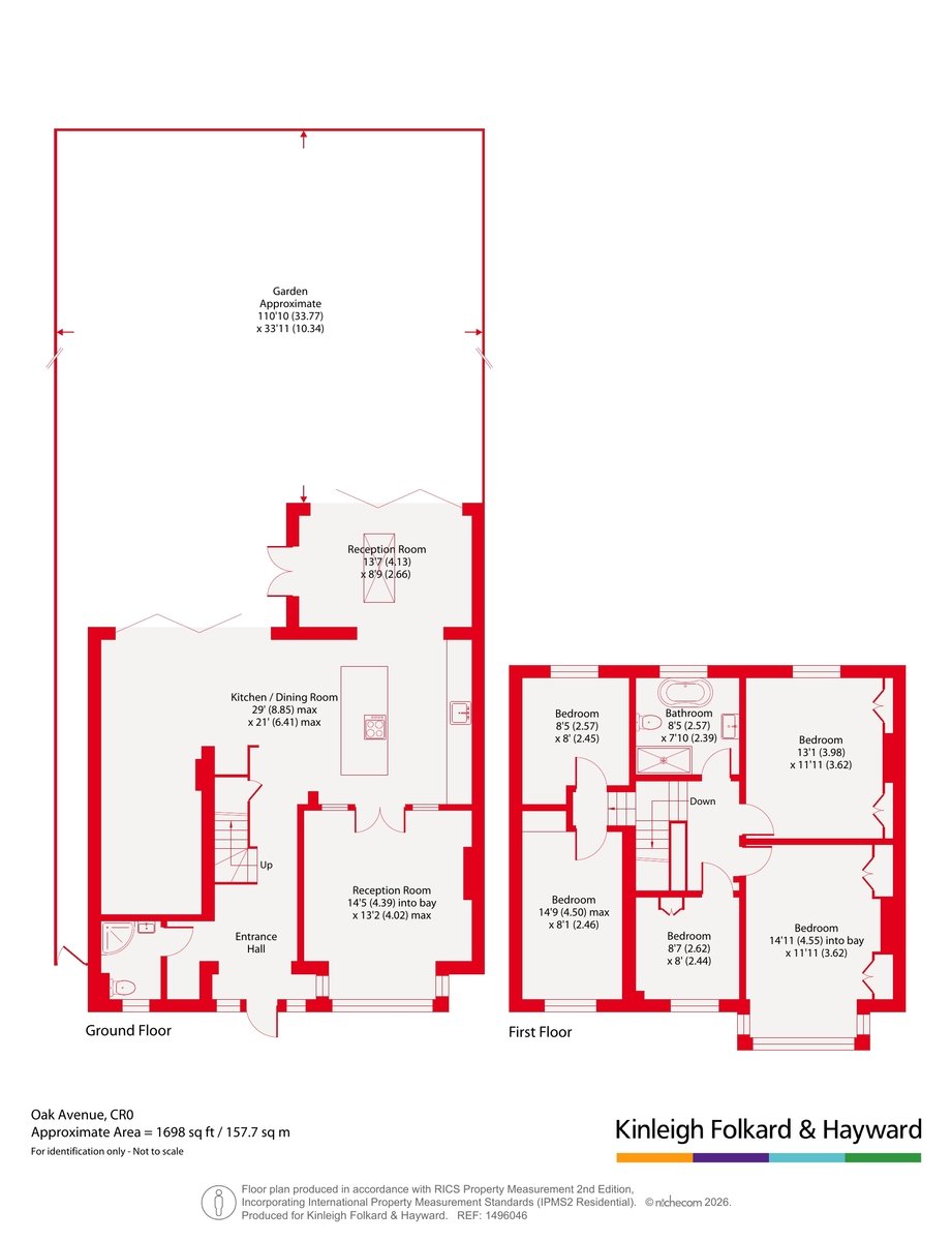 47, Oak Avenue, Croydon floorplan