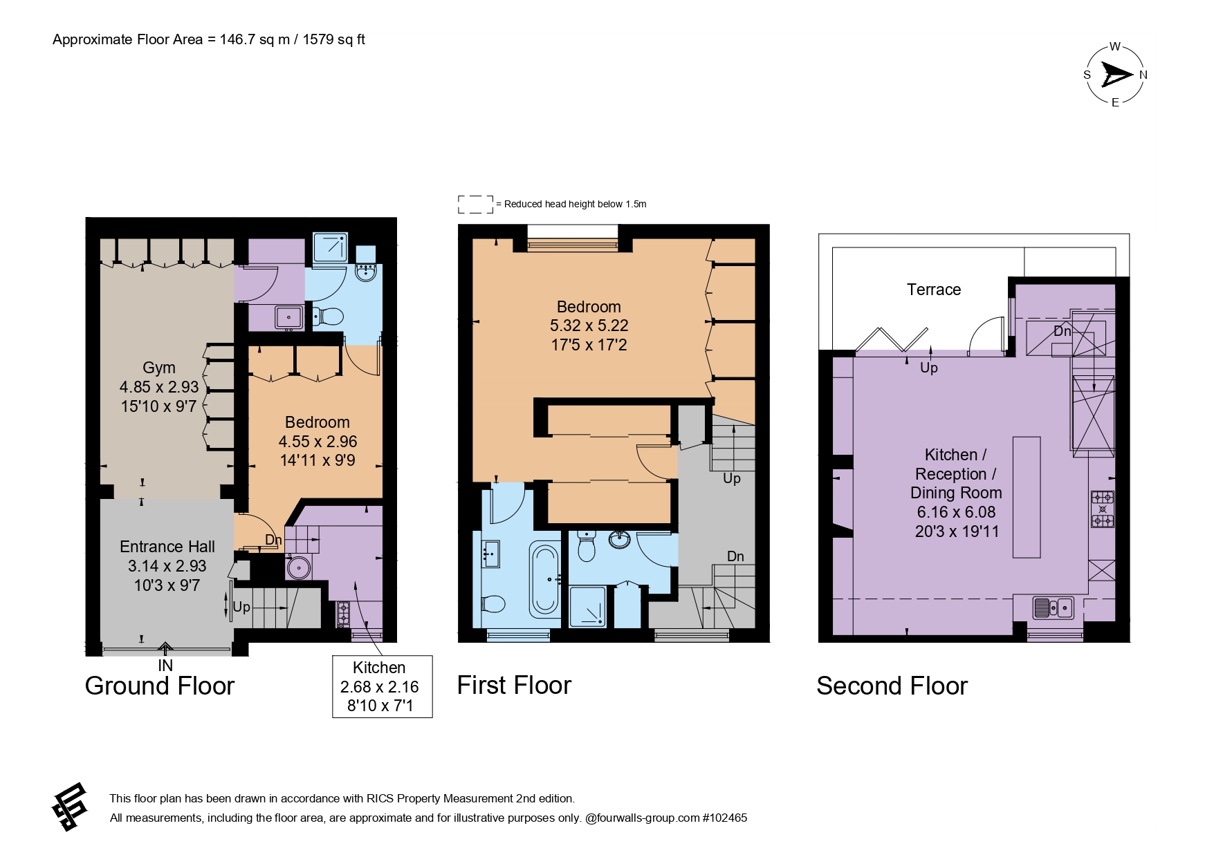 18, Cadogan Lane, London floorplan
