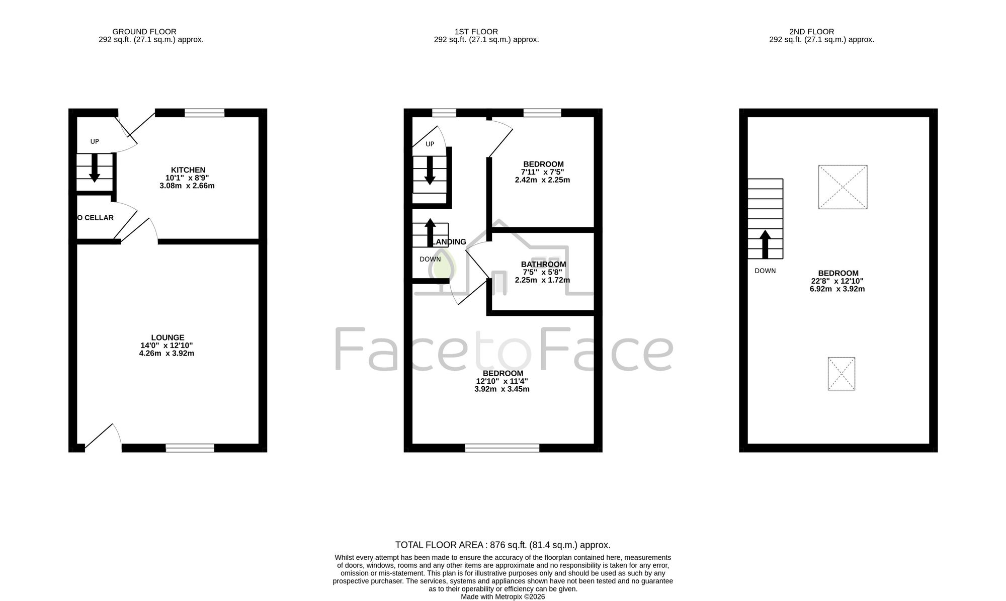 48 Cambridge Street, Todmorden floorplan