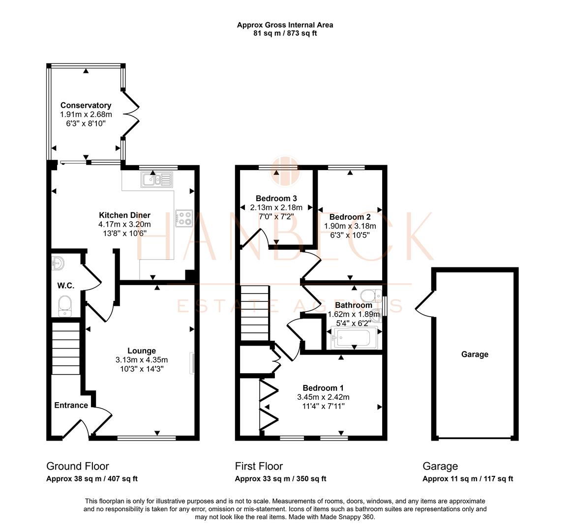 19, Blackhall Close, Hull floorplan