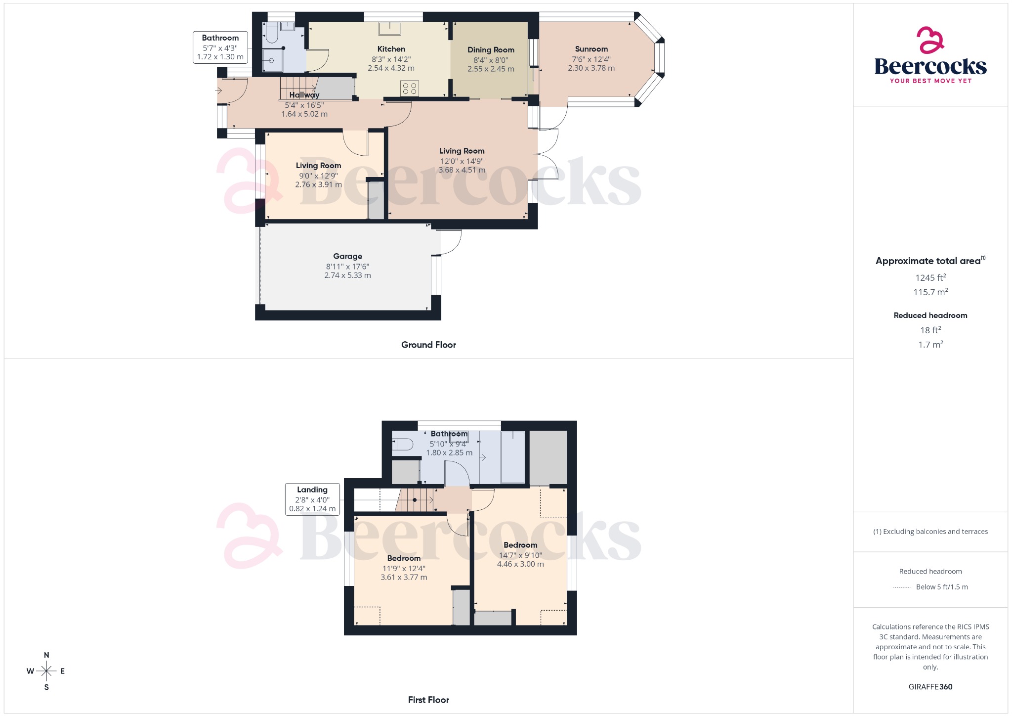 9 Chellsway, Withernsea, East Riding of Yorkshire floorplan