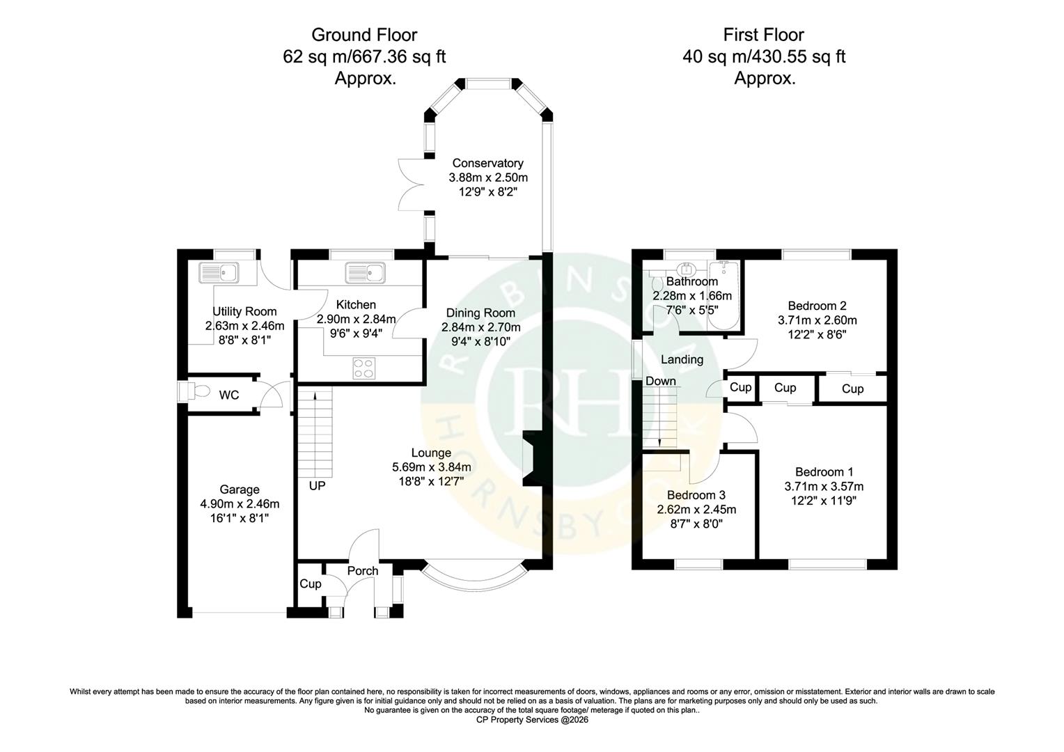 25, Hennings Close, Doncaster floorplan