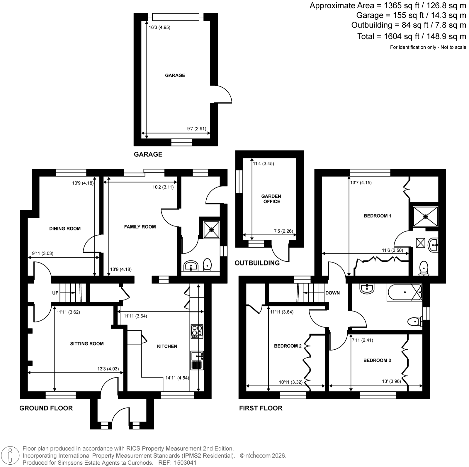 Cuttles,, Blackheath Lane, Wonersh floorplan
