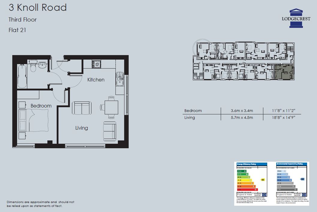 1 Bedrooms Flat to rent in Knoll Road, Camberley GU15