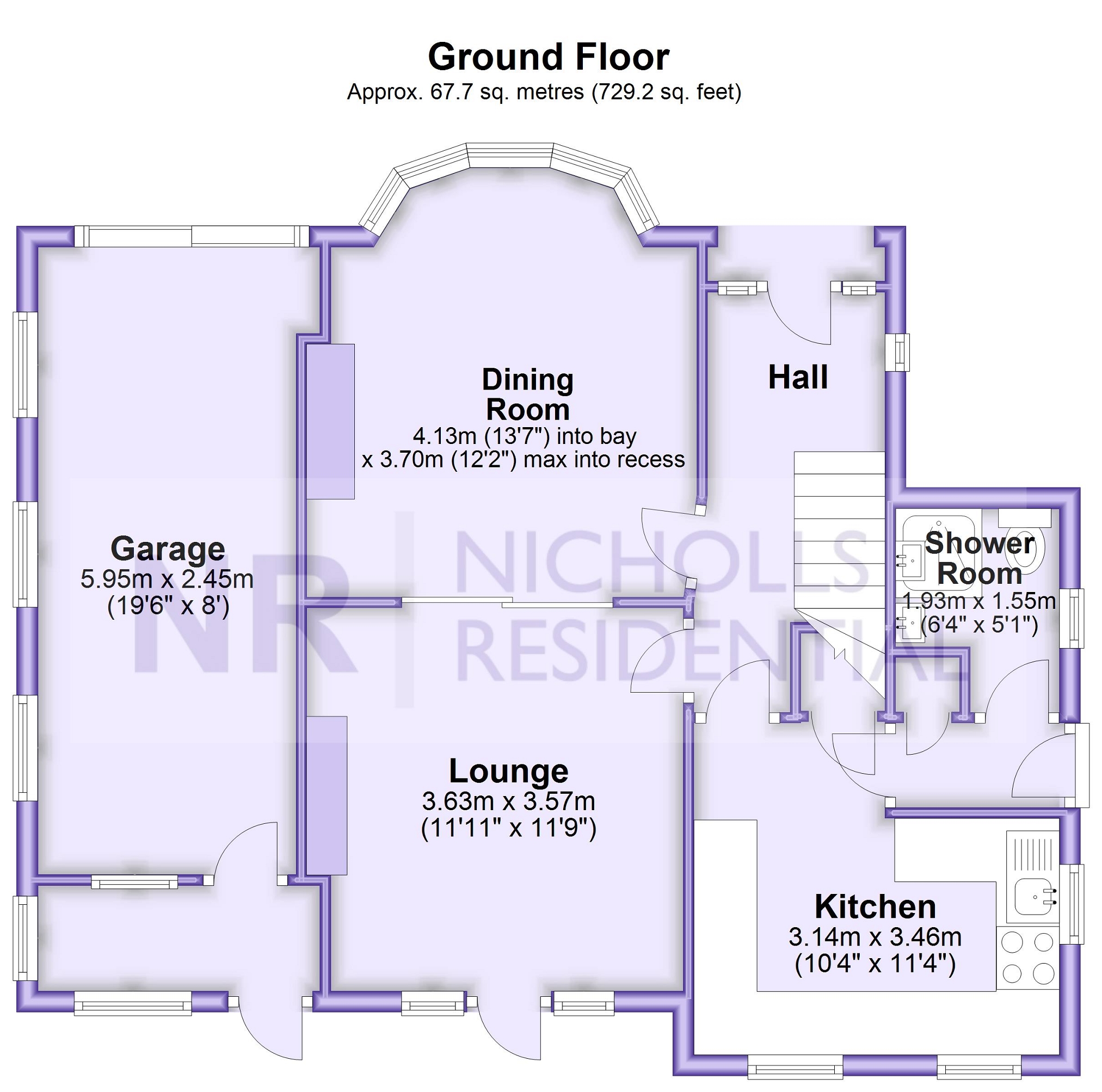 Ellingham Road, Chessington, Surrey. KT9, 3 bedroom detached house for