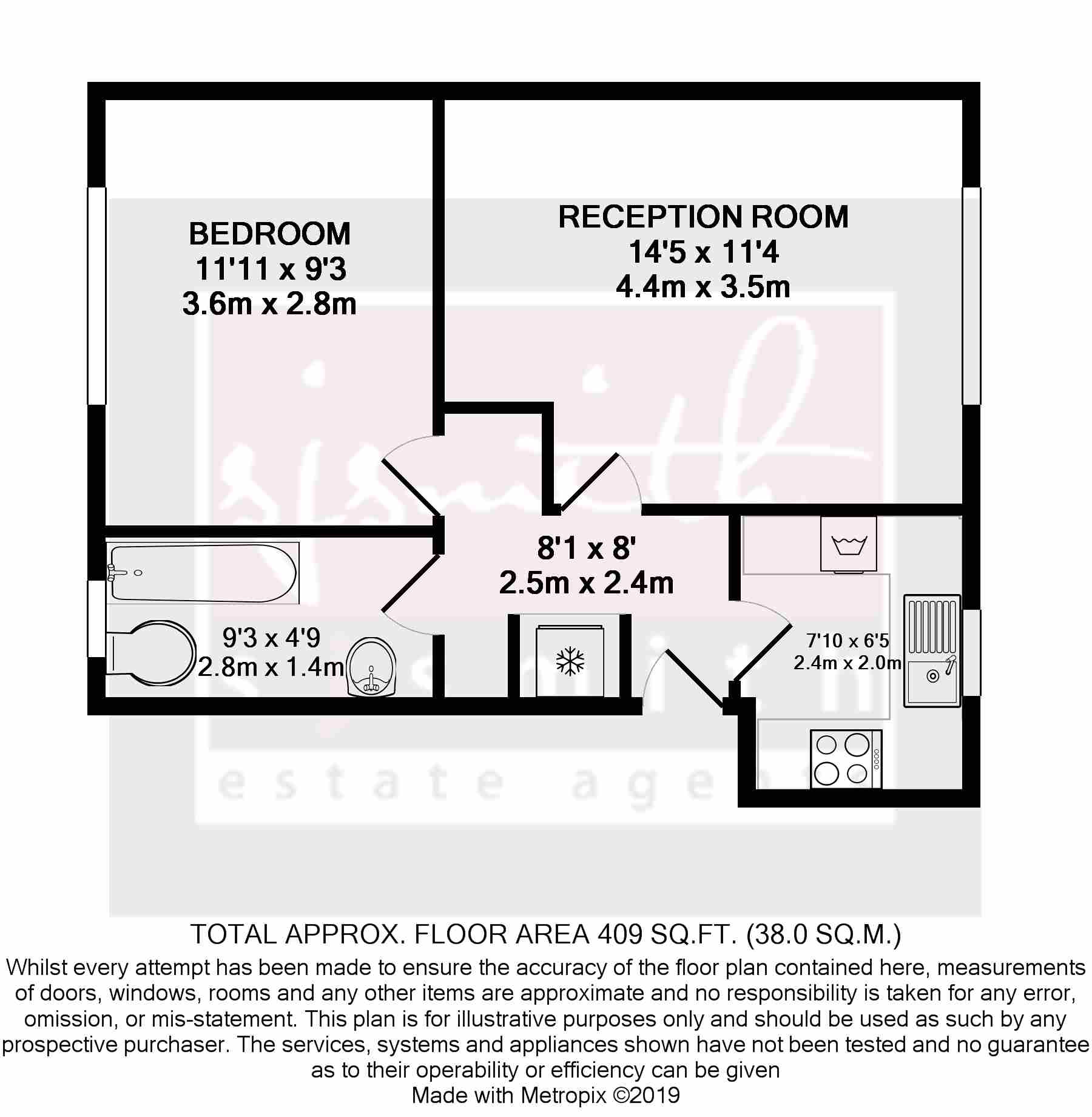 1 Bedrooms Flat to rent in Staines Road, Hounslow TW3