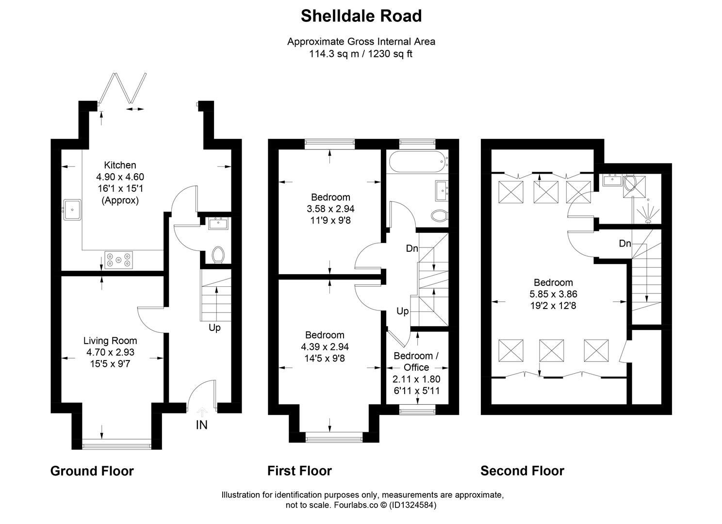 7, Shelldale Road, Portslade floorplan