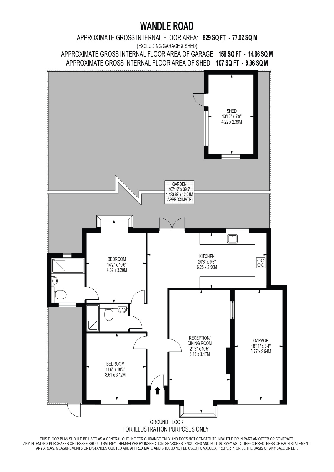 103, Wandle Road, Morden floorplan