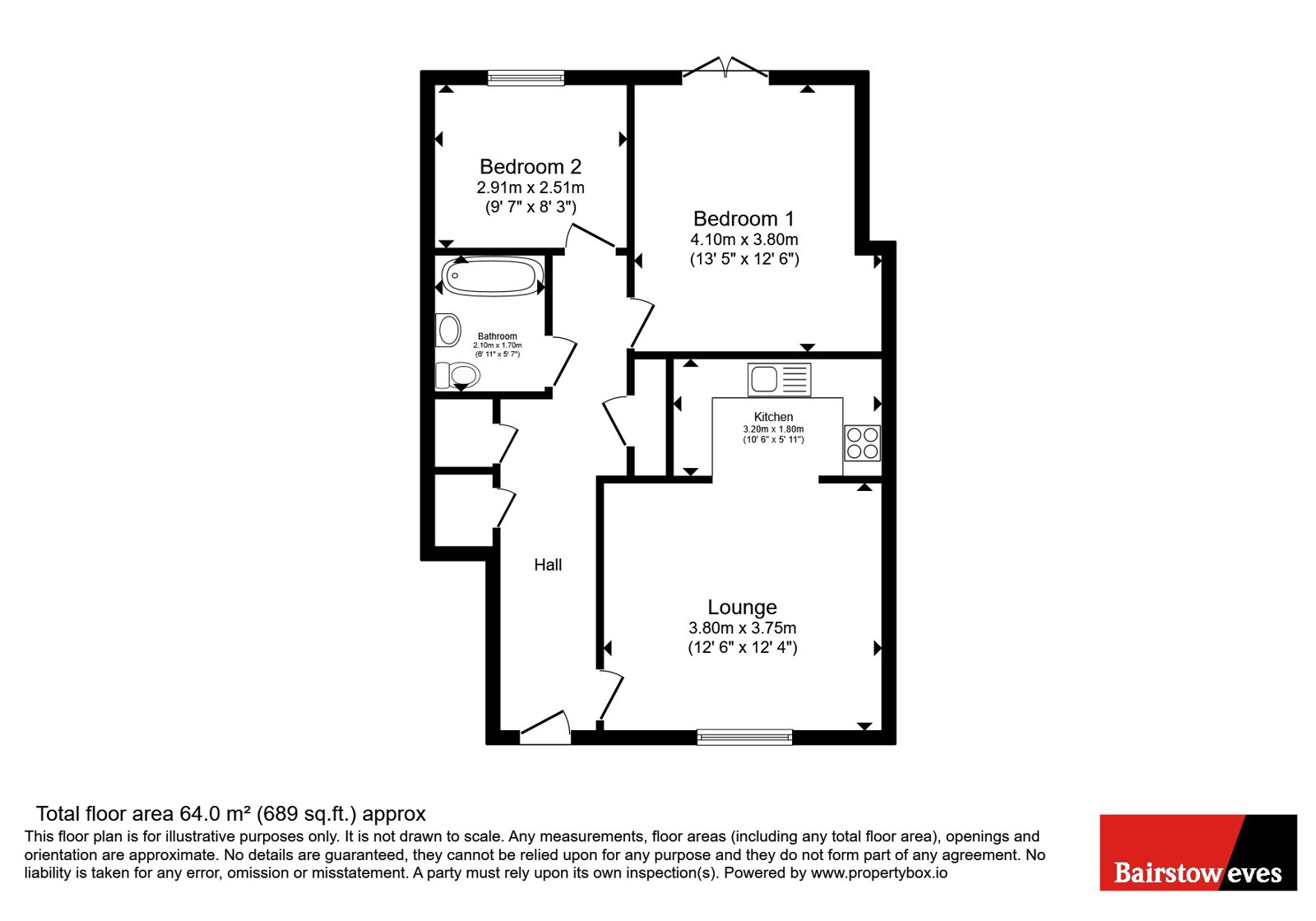 21, Lower Anchor Street, Essex floorplan