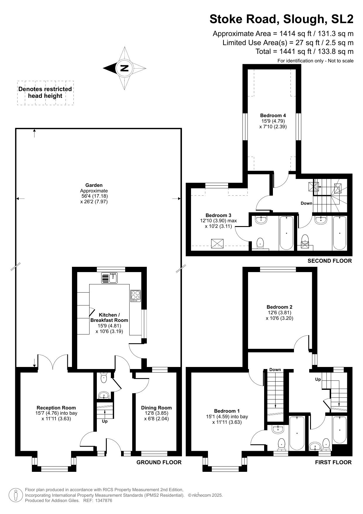 188, Stoke Road, Slough floorplan