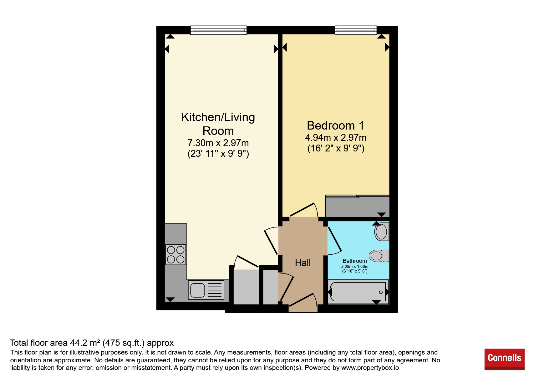 Apartment 108, Ridley House, 1, Ridley Street, BIRMINGHAM floorplan