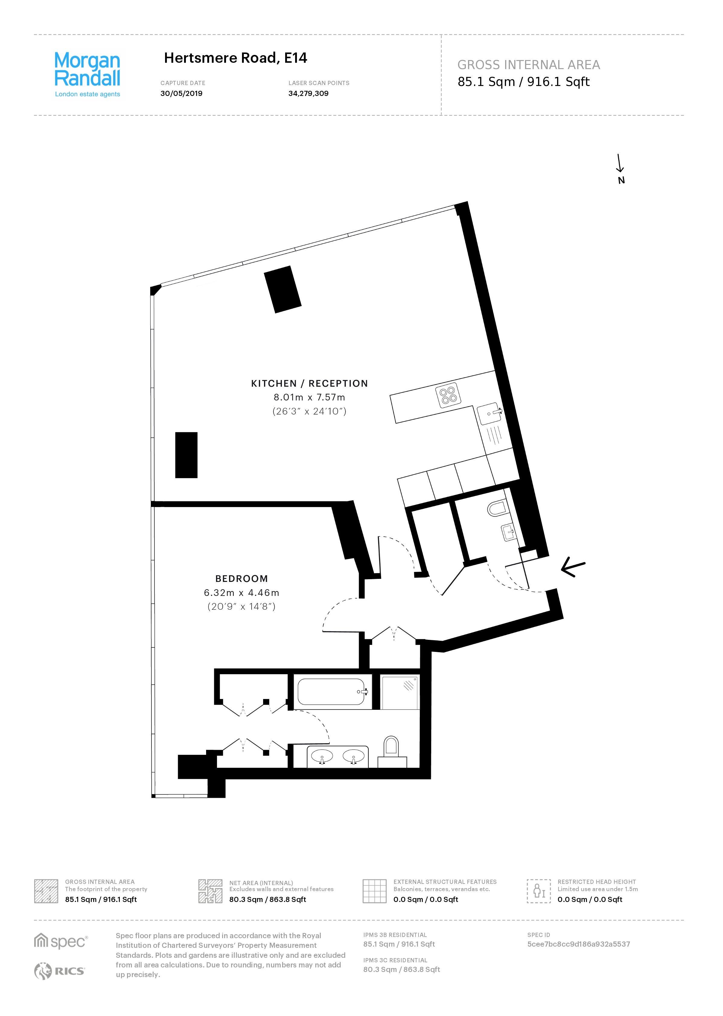 1 Bedrooms Flat to rent in West India Quay, Canary Wharf E14