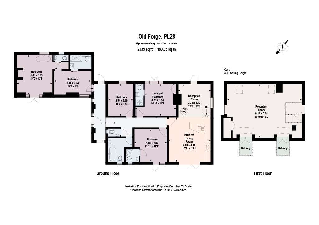 The Old Forge House St Marina,, Windmill, Cornwall floorplan