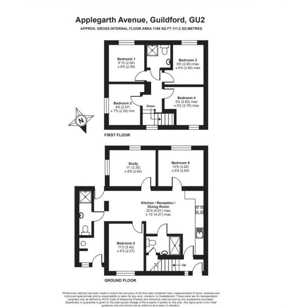 111, Applegarth Avenue, Guildford floorplan