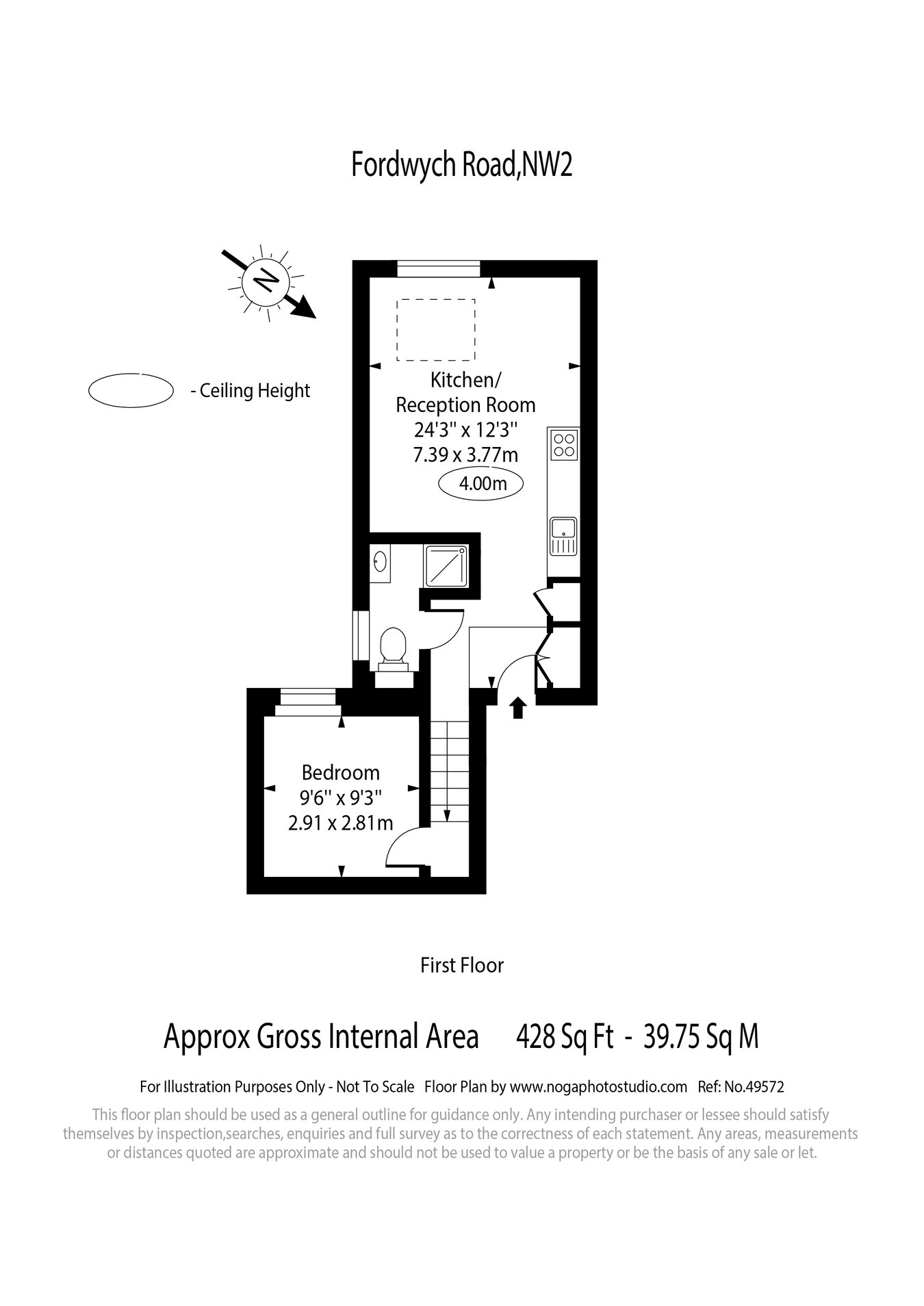 Fordwych Road, London, NW2 floorplan