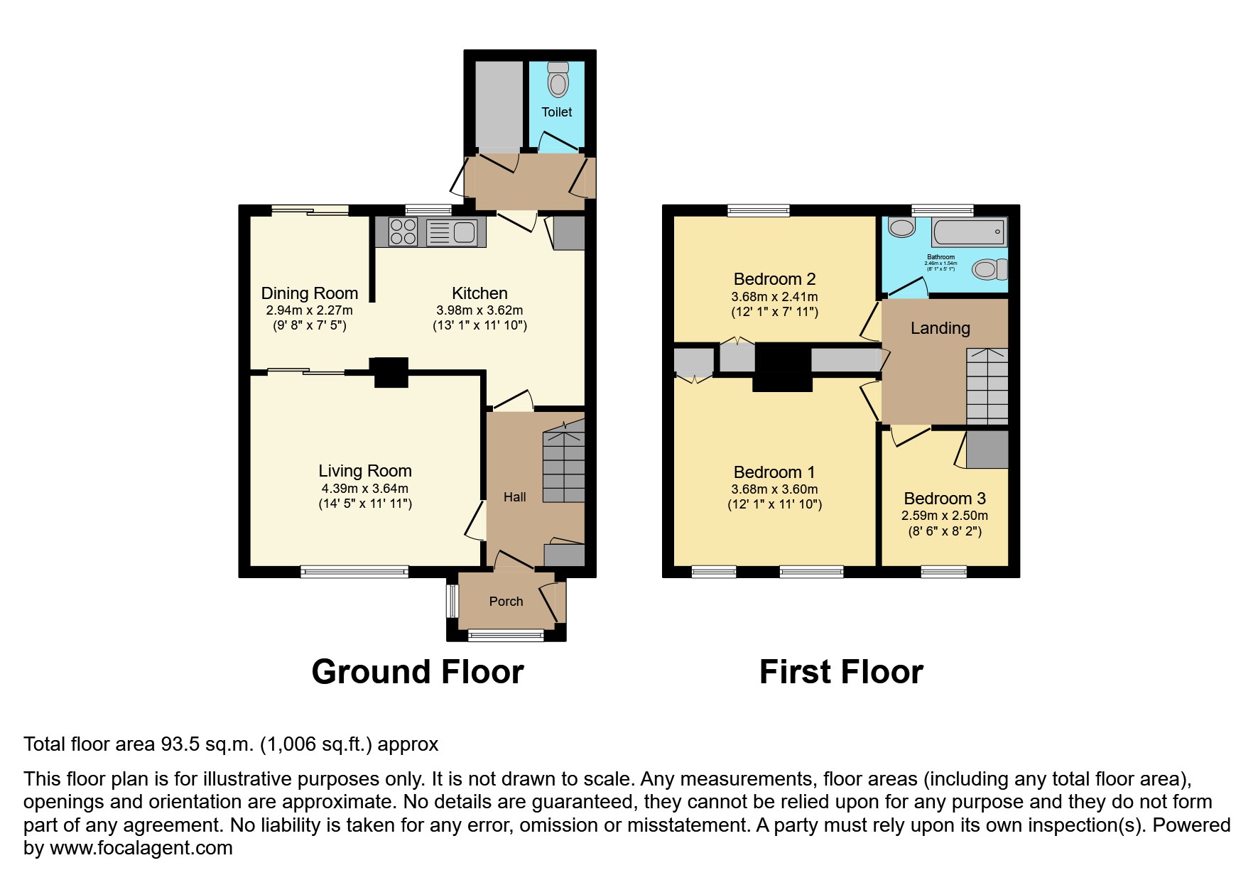 42, Edgewood Road, Birmingham floorplan