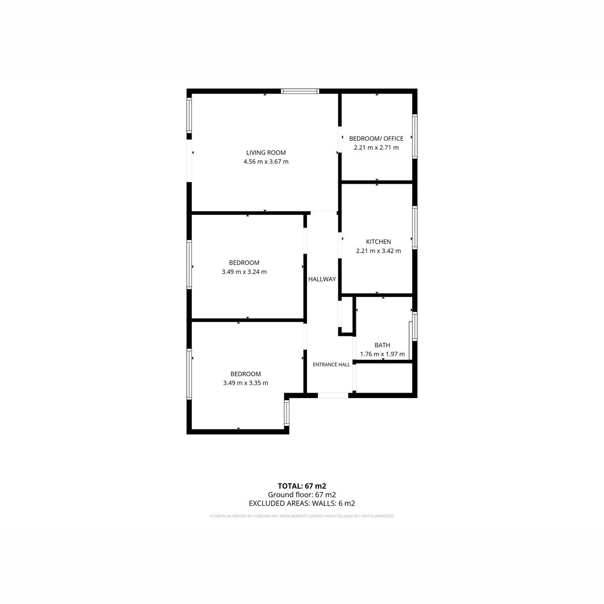 63, Franklin Place, Glasgow floorplan