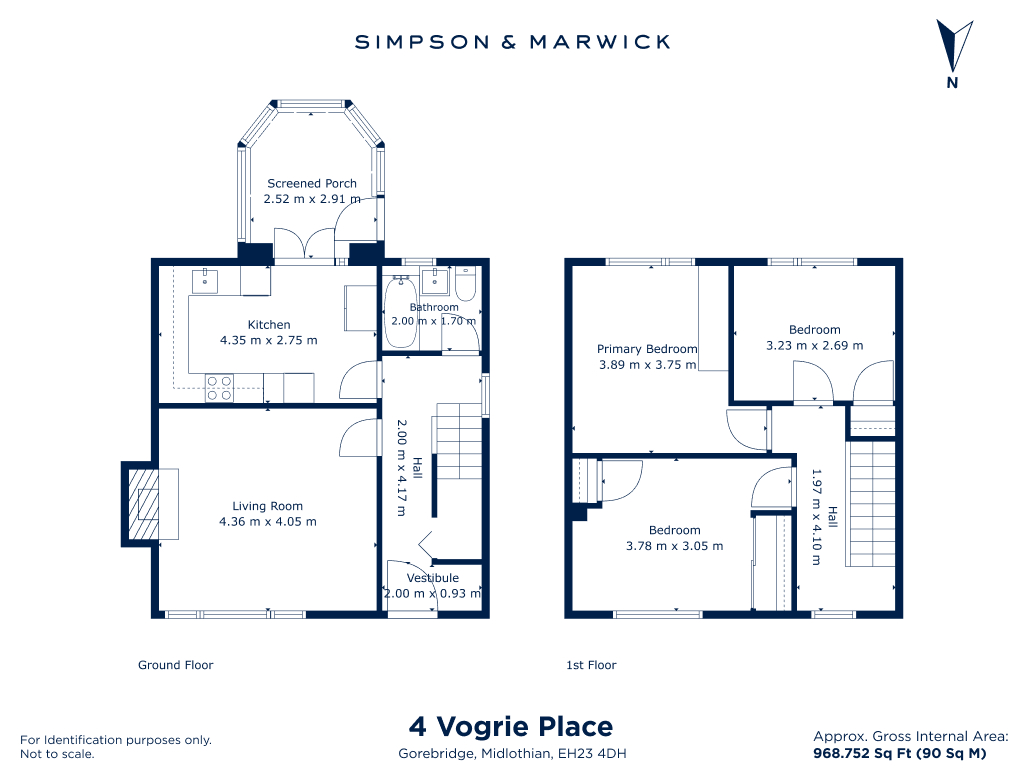 4, Vogrie Place, Midlothian floorplan