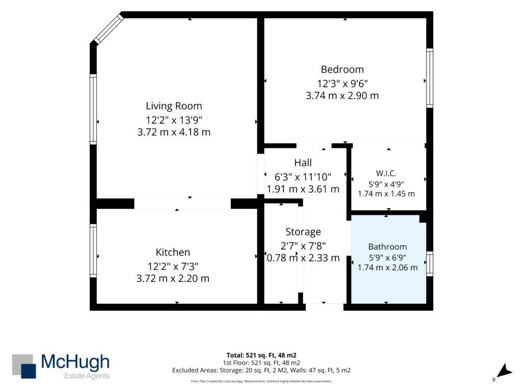 Flat 3, 523, Dumbarton Road, Clydebank floorplan