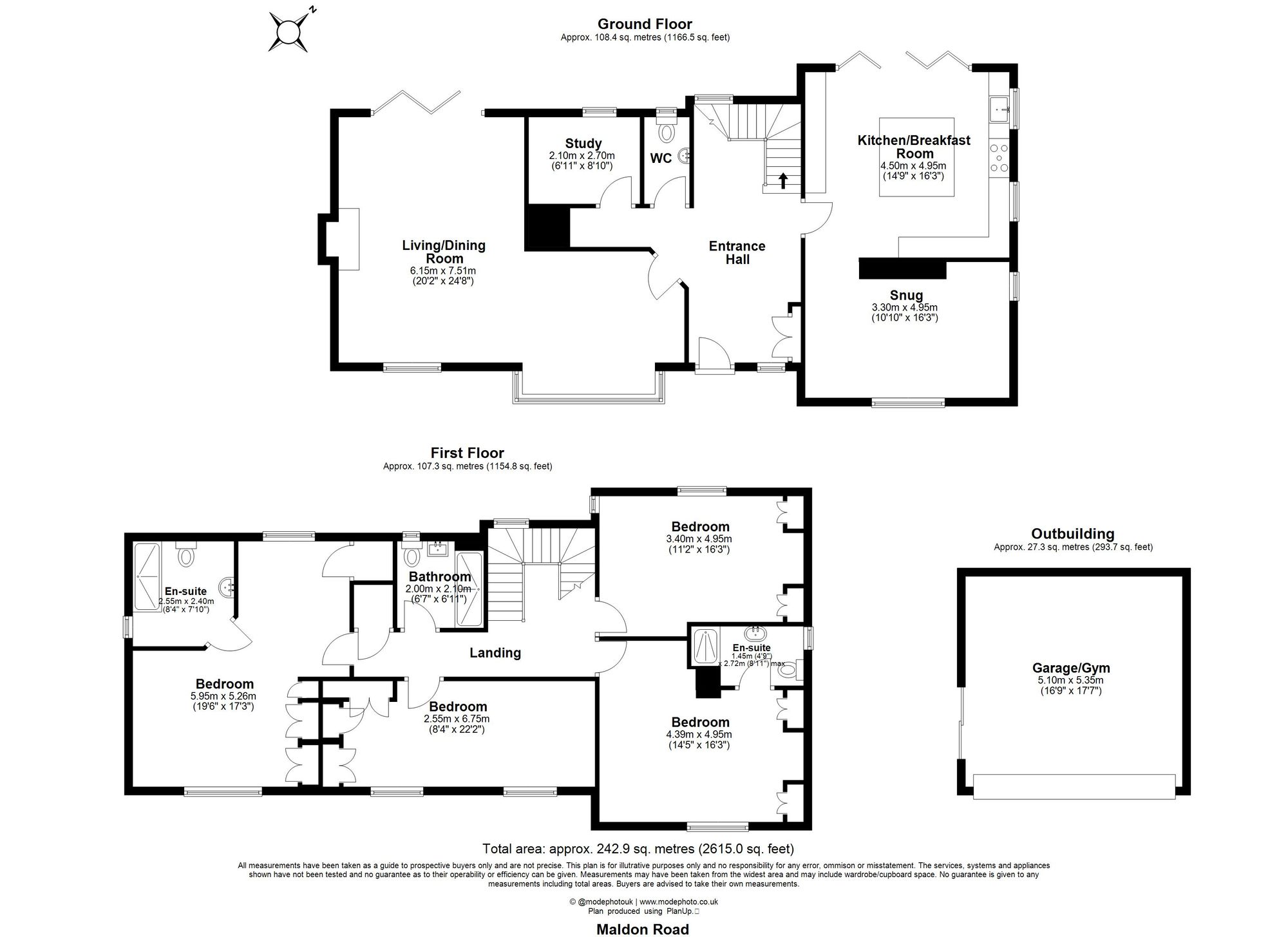 Brook Farmhouse Maldon Road, Chelmsford floorplan